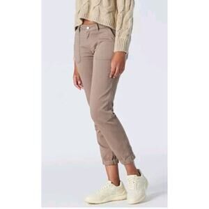 Mavi Ivy jogger Mid-rise Slim Cargo Pants Jeans Sz 27/28 New Flap Pocket Pink